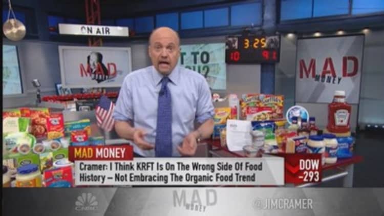 Kraft-Heinz merger; Cramer likes WhiteWave Foods