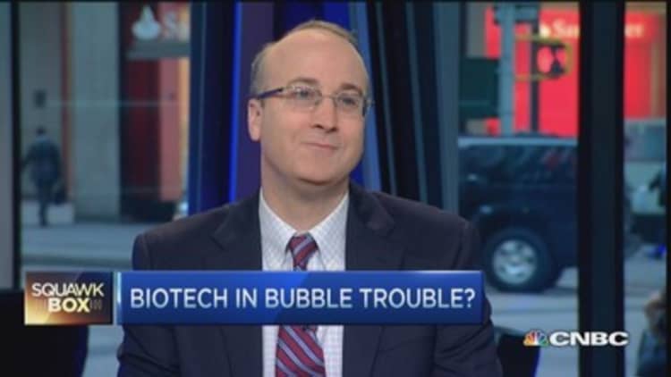 Biotech's a little 'over its skis' but healthy: Analyst