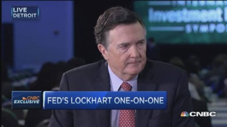 Fed Pres. Lockhart: Economy sending 'mixed signals'