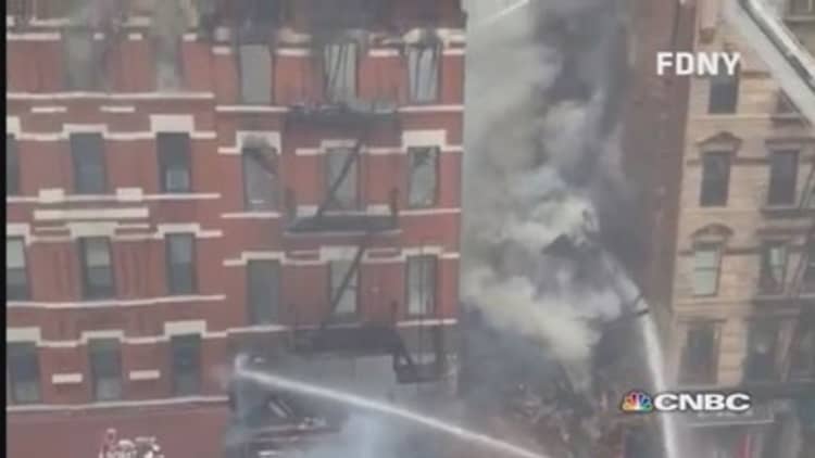 FDNY responds to 'major building collapse' in East Village