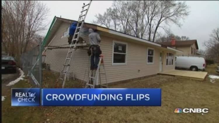 Crowdfunding for house flippers