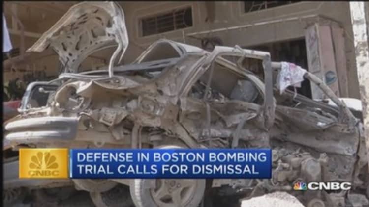 CNBC update: Boston bombing trial calls for dismissal 
