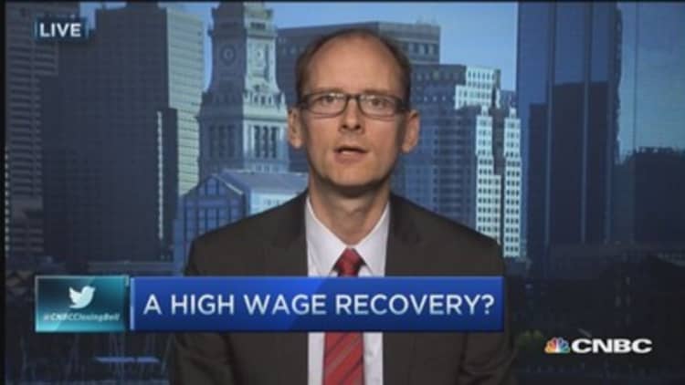 High-wage recovery? 