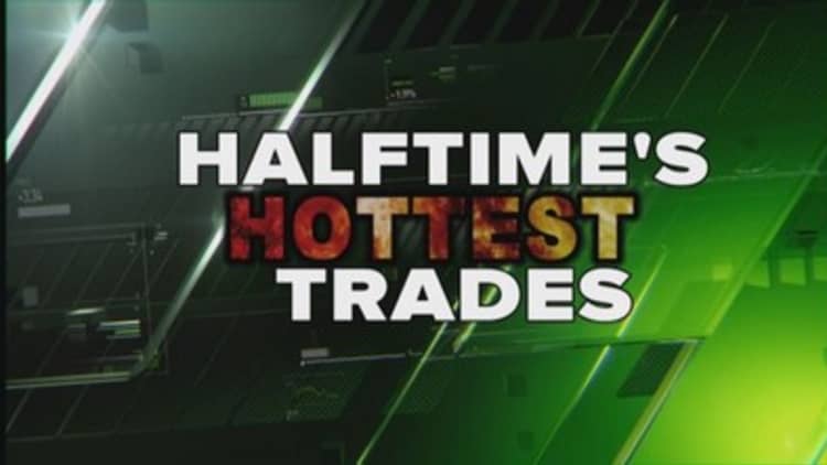 Halftime's hottest trades today: AAPL, HPQ, AMZN & SHAK