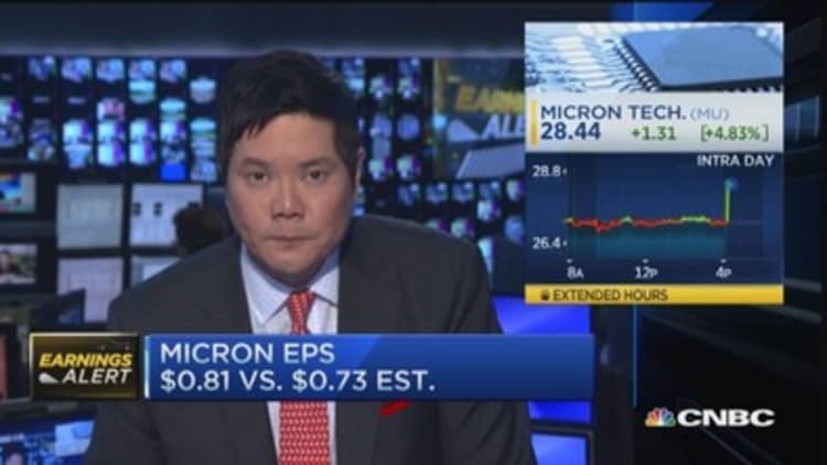 Micron beats on profits and revenues 