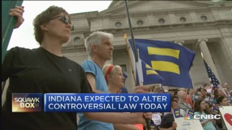 Indiana religious law to be modified