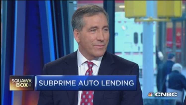 Bubble trouble for subprime car loans?