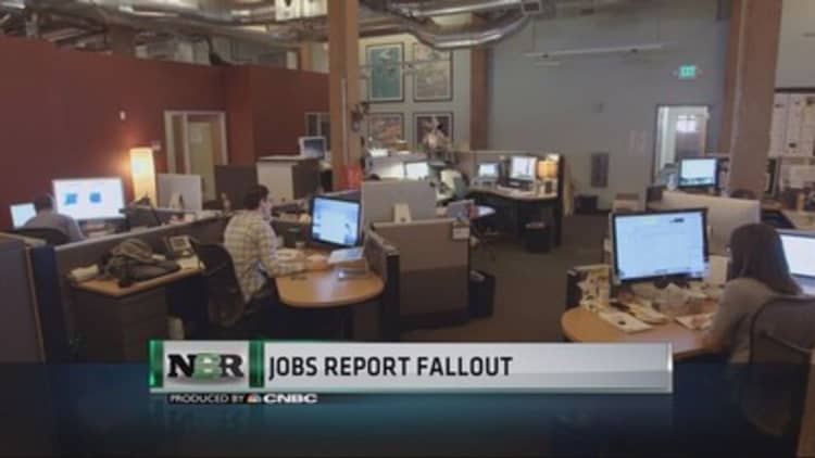 Jobs report fallout 