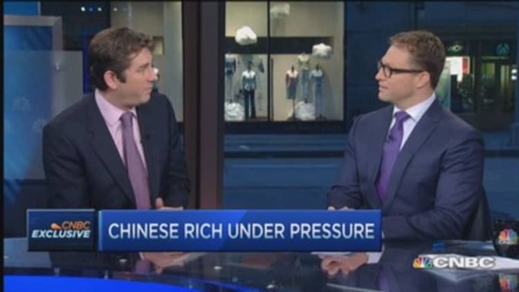 Chinese rich under pressure