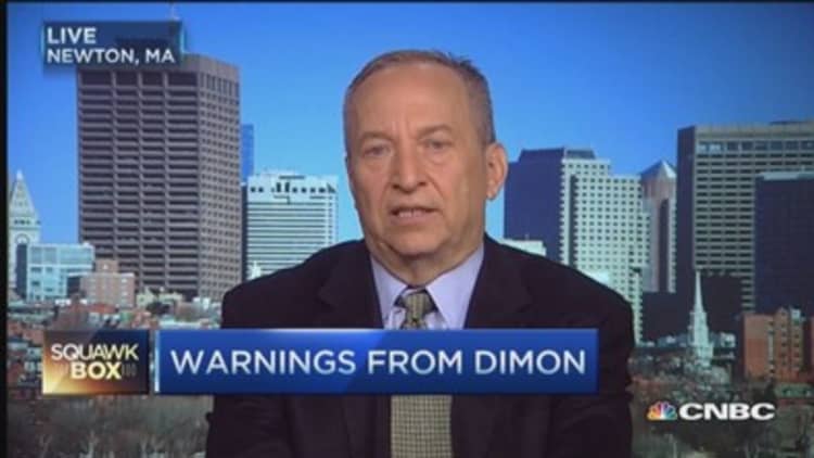 Larry Summers on Dimon's liquidity concerns