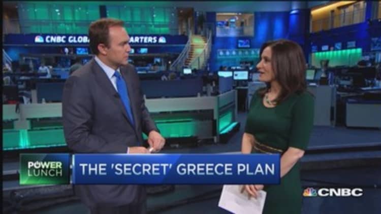 The 'secret' Greece plan