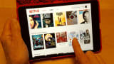 Netflix on an iPad Mini tablet computer
