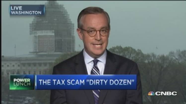 'Dirty dozen' tax scams 