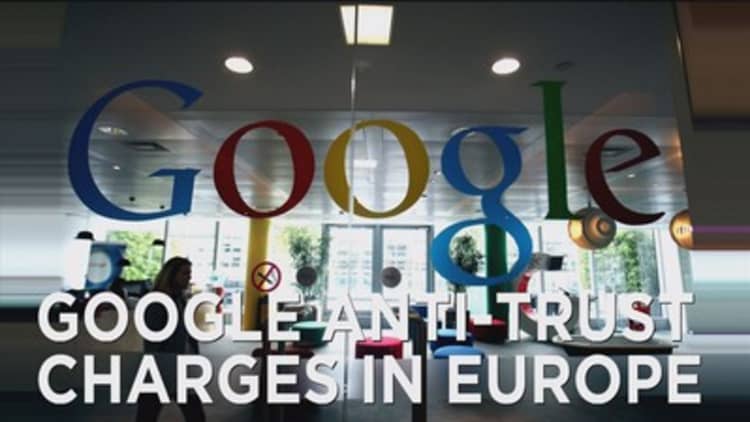 Google anti-trust charge in Europe