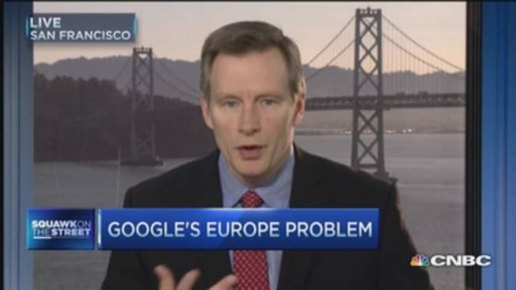 The trade on Google's Europe problem