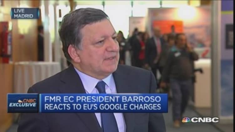 EU's Google charges will be 'credible': Barroso