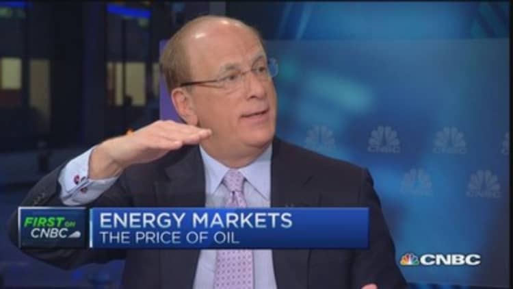 Supply pressure will likely put lid on oil prices: Larry Fink