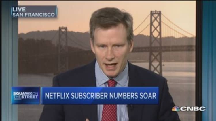 Netflix subscriber numbers soar