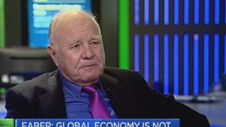 Faber: Global economy is 'weakening'