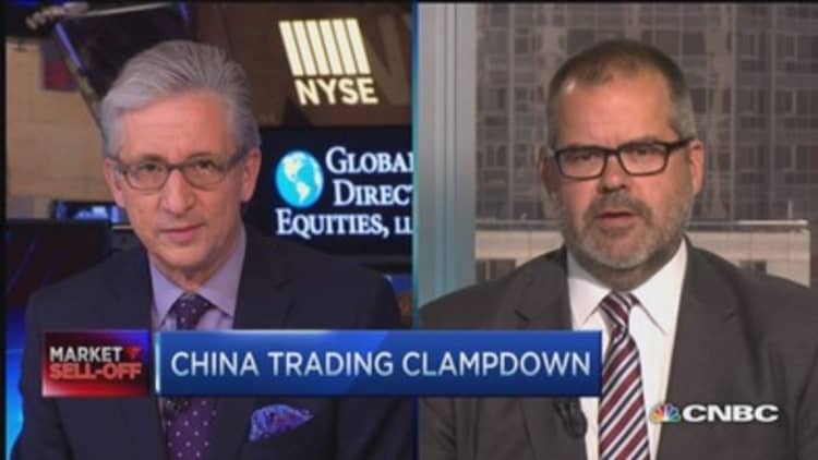 China trading clampdown 
