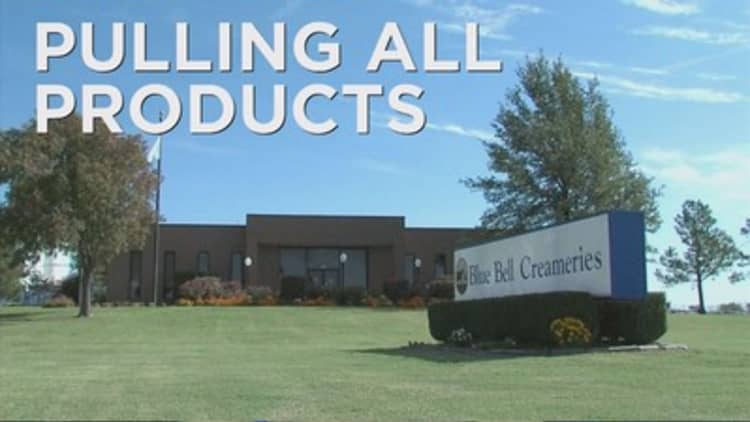 Blue Bell pulls all of its products