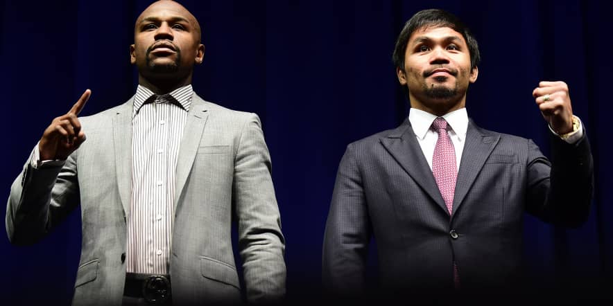 Mayweather-Pacquiao tickets hit Super Bowl prices