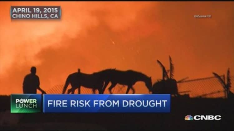 'Extreme' fire risk from drought 
