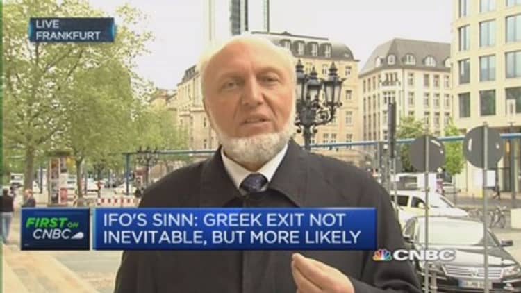 Grexit now more likely and 'desirable': Ifo's Sinn 