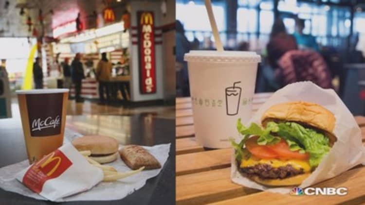 How do McDonald's and Shake Shack burgers stack up?