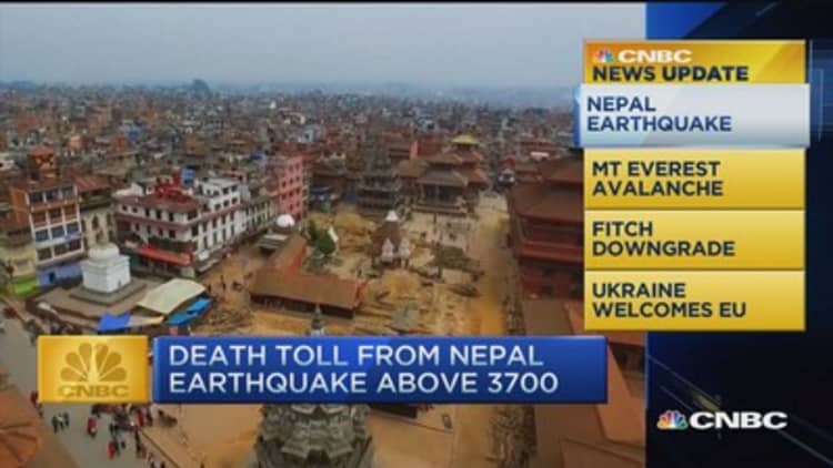 CNBC update: Nepal death toll rises