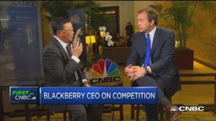 Something brewing for Blackberry: BBRY CEO