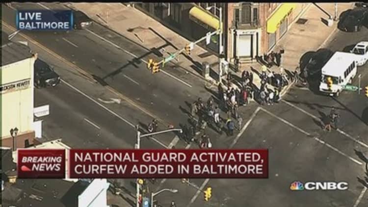 Baltimore declares state of emergency 