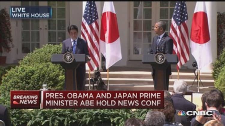 Japan's Abe: We have a dream to build peace and prosperity