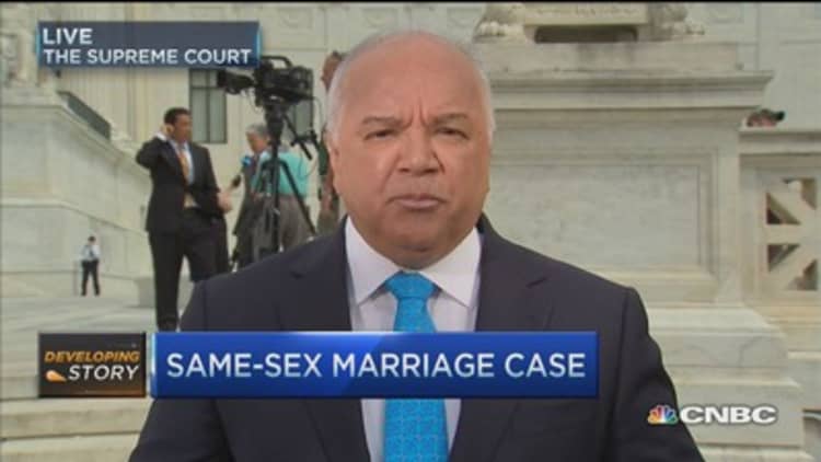 Same-sex marriage case 