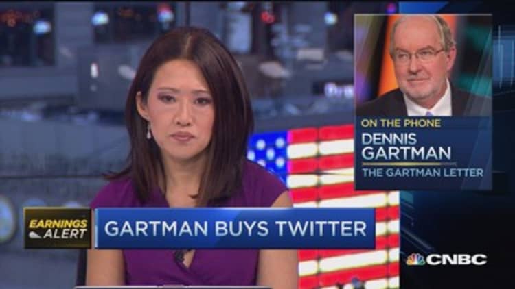 Gartman buys Twitter