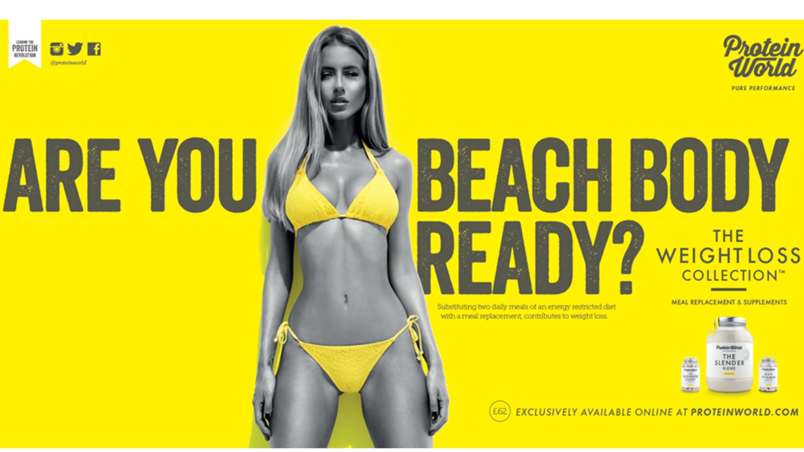 Protein World&#39;s Beach Body Ready ad &#39;not offensive&#39;: Watchdog
