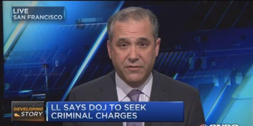 LL says DOJ to seek criminal charges