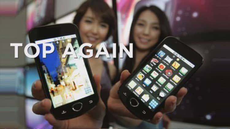Samsung tops US smartphone market