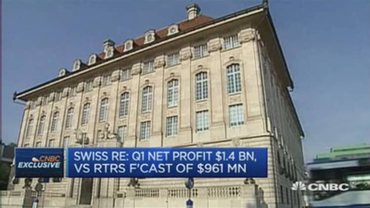 Higher yields would boost our sector: Swiss Re CFO 