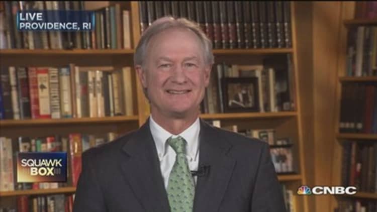 Lincoln Chafee likes his underdog chances