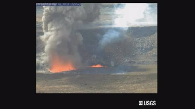 Explosion at Hawaii's Kilauea volcano