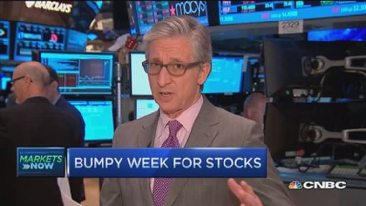 Bumpy week for stocks