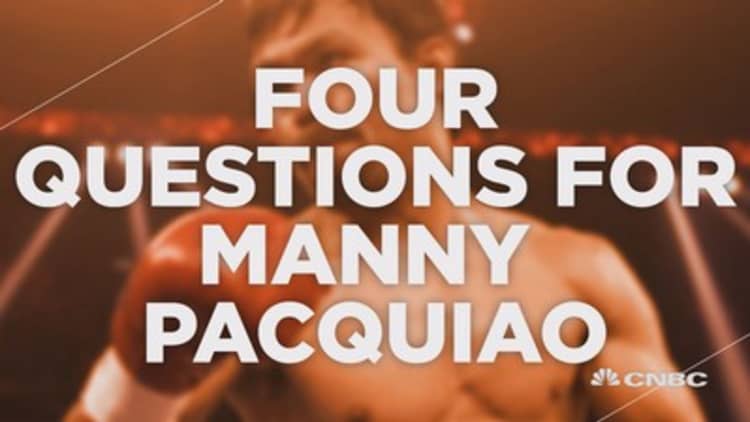 Four rounds with Manny Pacquiao