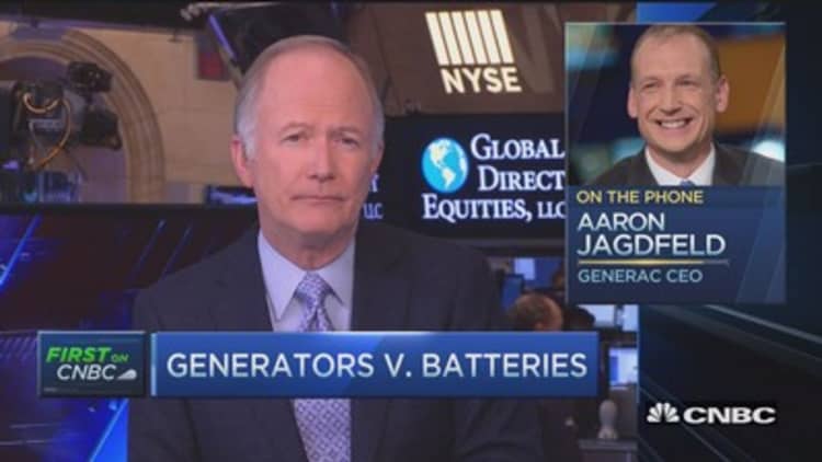 Generators vs. batteries