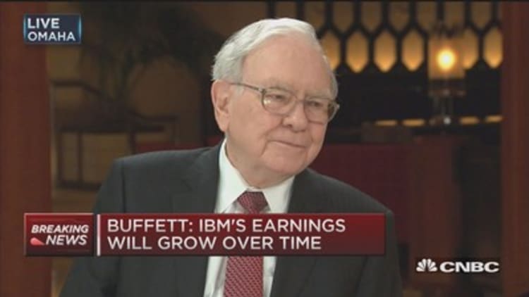Buffett: We'll make 'considerable' money on IBM