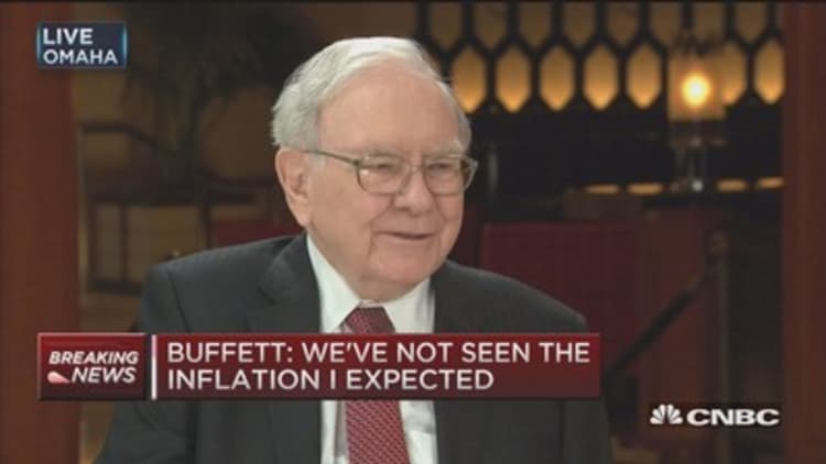 Fed has done 'right thing': Buffett