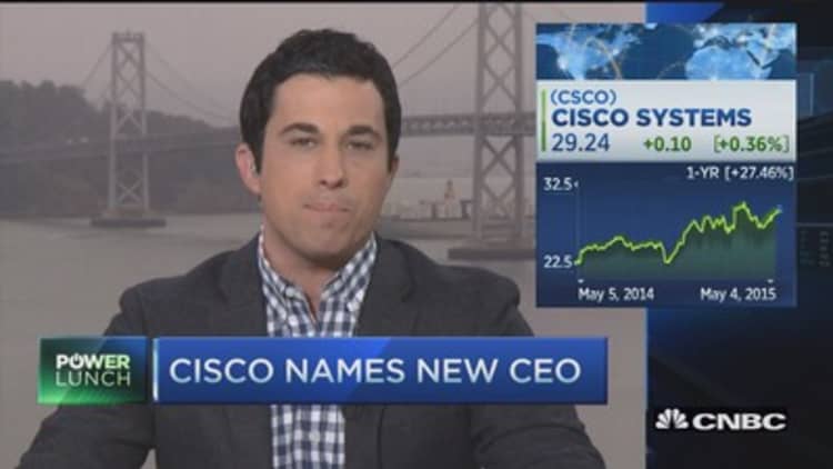 Cisco names new CEO