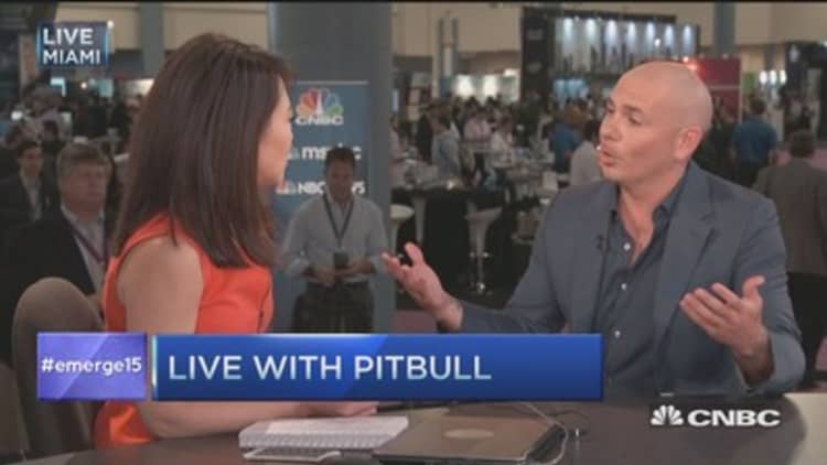 Pitbull loves to see growth & innovation
