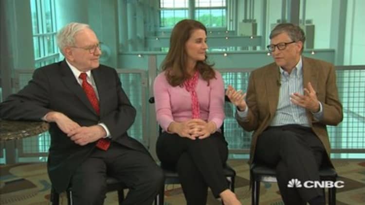 Buffett, Bill and Melinda Gates on biggest accomplishments