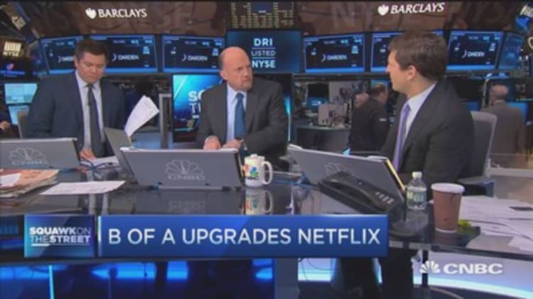 Cramer: Netflix upgrade incredible reversal